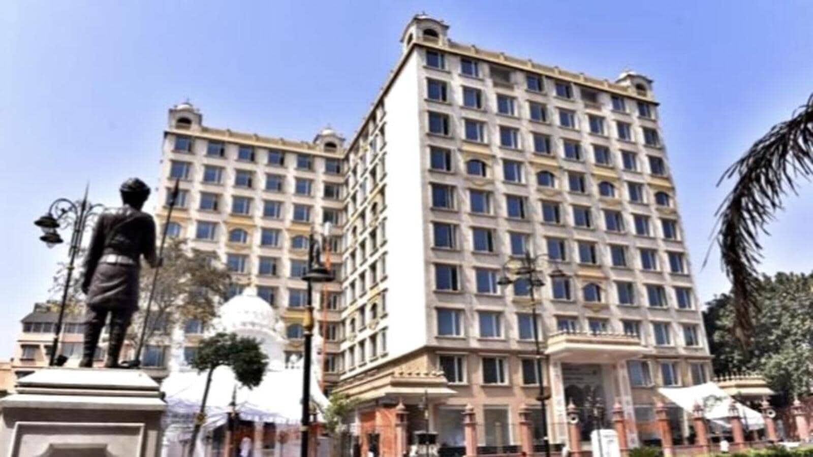 Saragarhi Sarai SGPC building on Golden Temple Road, Amritsar